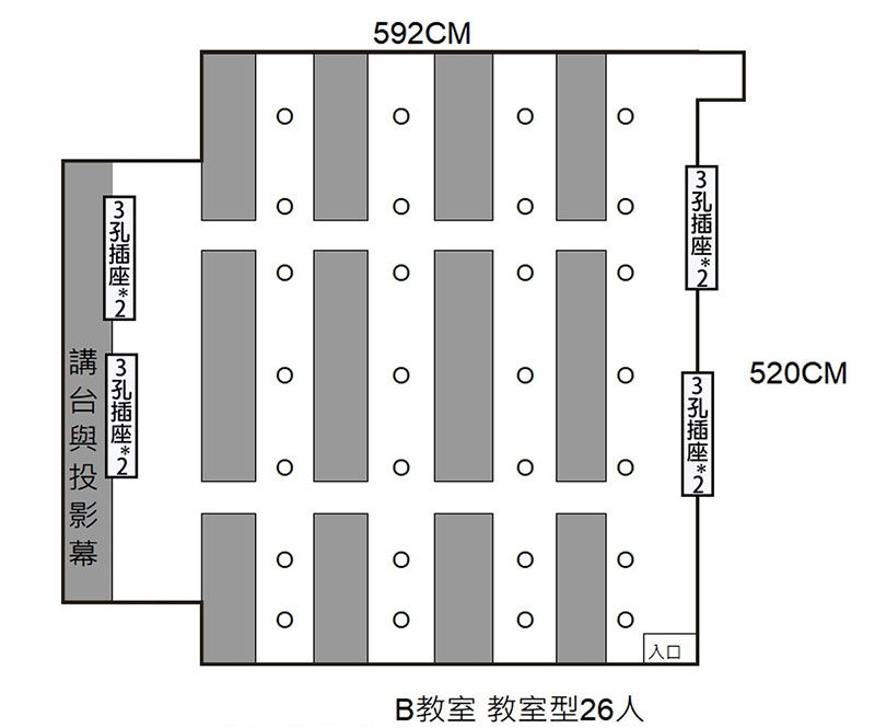 北車站前4B教室
